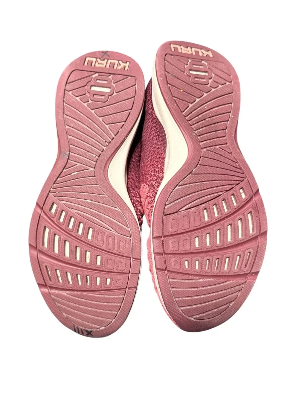 Kuru Stride Walking Shoe Slip On Size 6 Stretch Comfort Athletic Red Recovery
